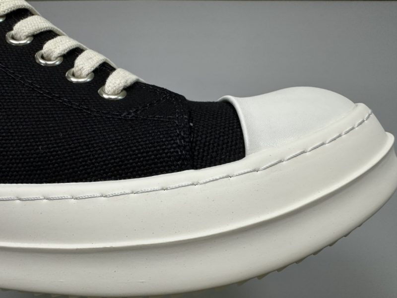 Rick Owens rep sneaker-BLACK CANVAS 17 RICK OWENS SNEAKERS (7)