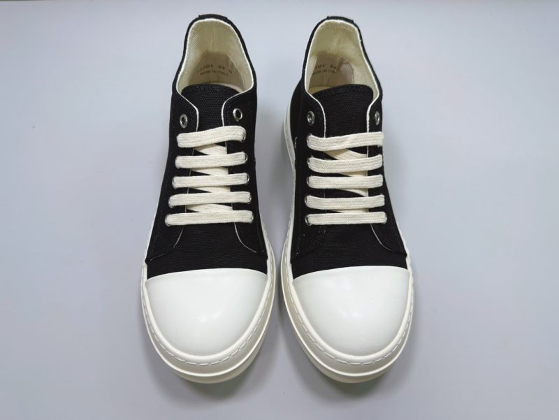 Rick Owens rep sneaker-BLACK CANVAS 13 RICK OWENS SNEAKERS (8)