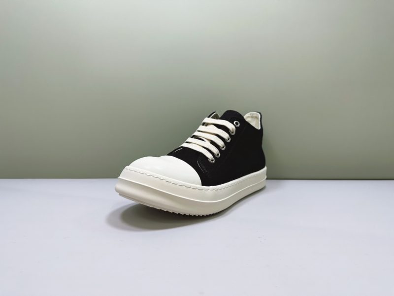 Rick Owens rep sneaker-BLACK CANVAS 10 RICK OWENS SNEAKERS (9)