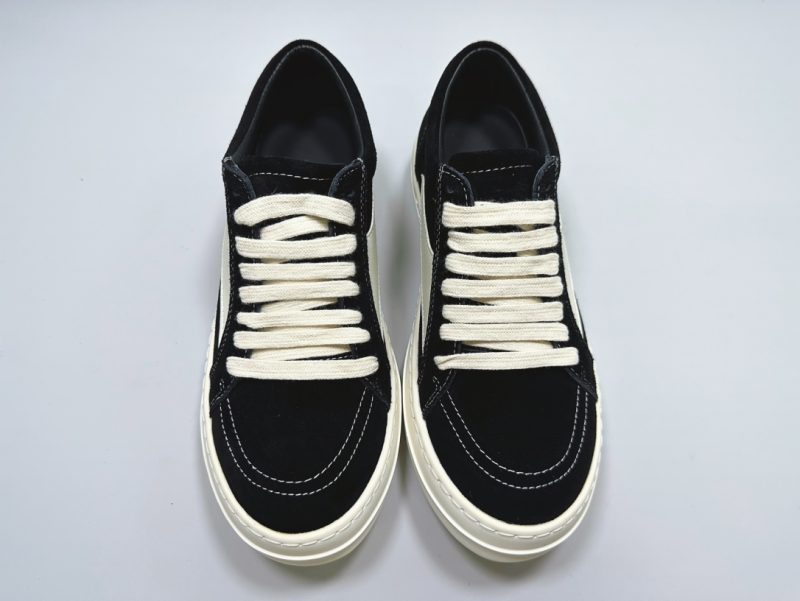Rick Owens rep sneaker-Vintage black suede 13 rick owens sneakers (2)