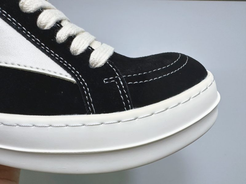 Rick Owens rep sneaker-Vintage black suede 14 rick owens sneakers (3)