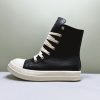 Rick Owens Lido High Sneakers Black Milk -Blk leather 17 Rick Owens Lido High Sneakers Black Milk