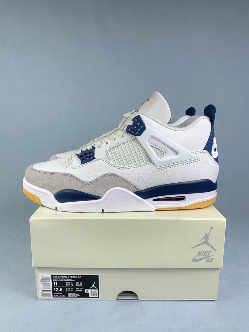Nike SB x Air Jordan 4 Navy 9 jordan 4 SB Navy (2)