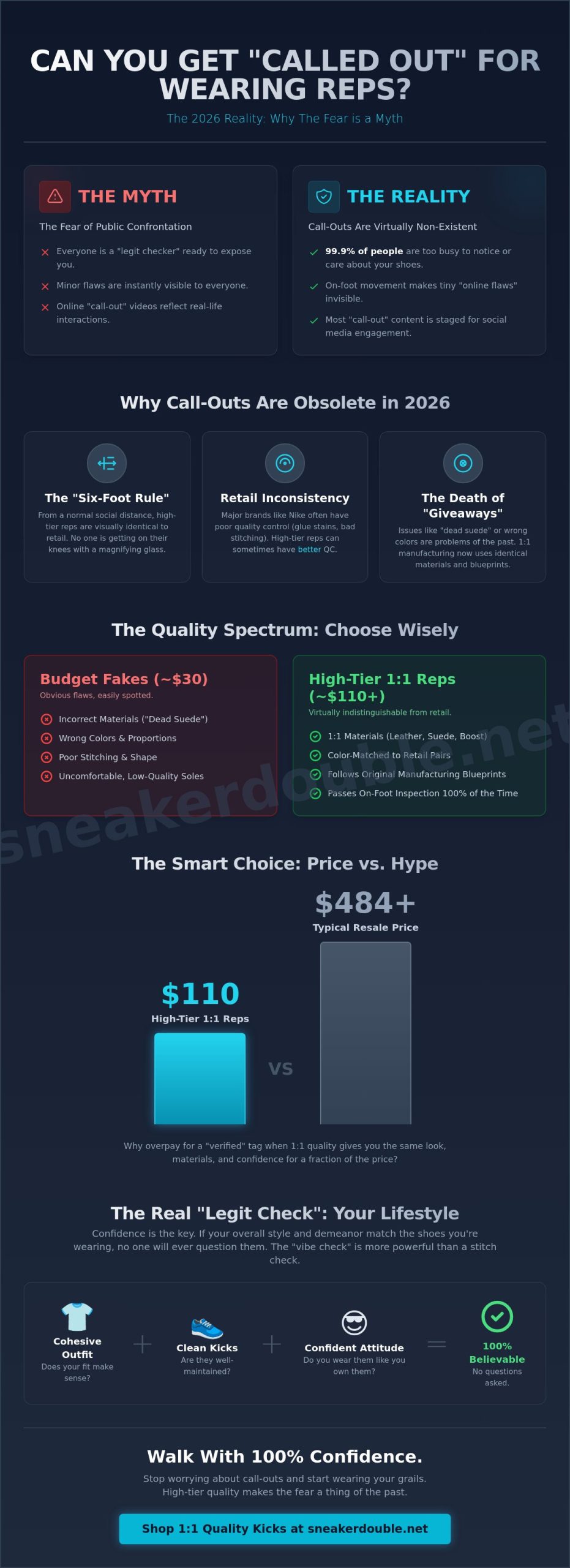Can You Get Called Out for Wearing Reps? The Truth About Sneaker Culture in 2026 2 Can You Get Called Out for Wearing Reps? The Truth About Sneaker Culture in 2026