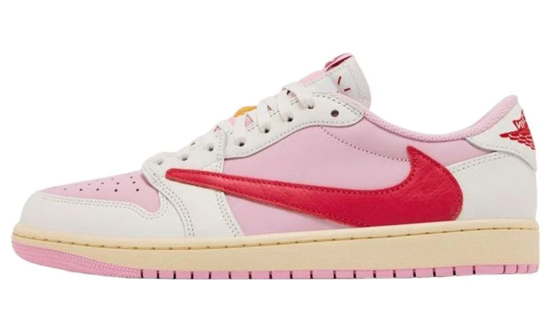 Jordan 1 Retro Low OG SP Travis Scott Sail Tropical Pink 1 main