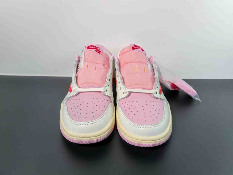 Jordan 1 Retro Low OG SP Travis Scott Sail Tropical Pink 13 ts pink (6)