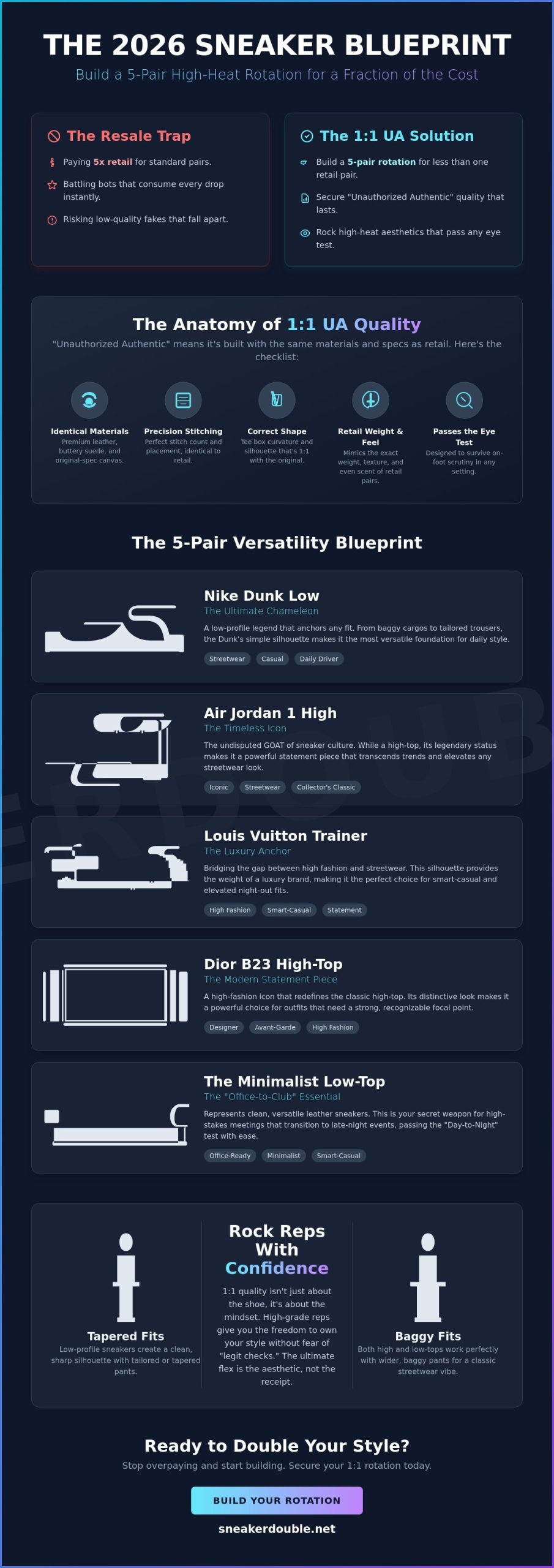 Versatile Replica Sneakers for Men: The 2026 Guide to 1:1 Rotation Essentials 2 Versatile Replica Sneakers for Men: The 2026 Guide to 1:1 Rotation Essentials